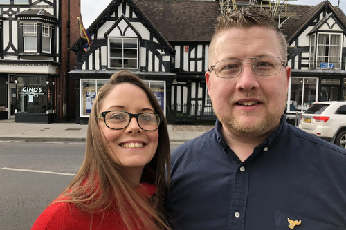 Councillor Thomas Janke and Sarah Sydra Newport, Shropshire