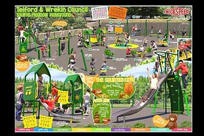 An artist's impression of the new Squirrel Meadow Play Area