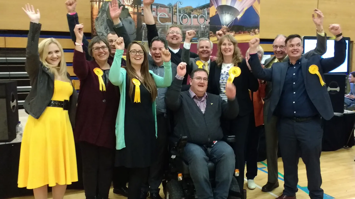 Best local election results since 2003 Telford and Wrekin Liberal